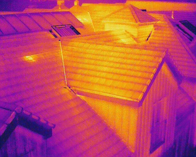 Thermal Imaging Roof Survey Image Sunderland